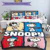 3pcs Duvet Cover Set (1*Duvet Cover + 2*Pillowcase, Without Core), Snoopy Print Bedding Set, Bedroom Decor, All‑Season, Birthday Gift