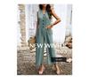 Di Yun Women's Elegant Solid Color Button Jumpsuit - Spring/Summer 2024 Collection