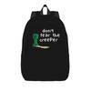 Creepers Big Face Videogame  Casual Backpack Sports Student Work Daypack for Men Women Laptop Computer Canvas Bags