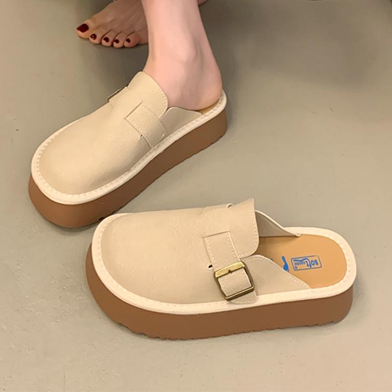 Mode Ballerinas Plateau Damen Hausschuhe Slingback Mode Pantoletten Schuhe Lässige Sommer Damen Sandalen 2025 Neue Designer Sandalias De Mujer