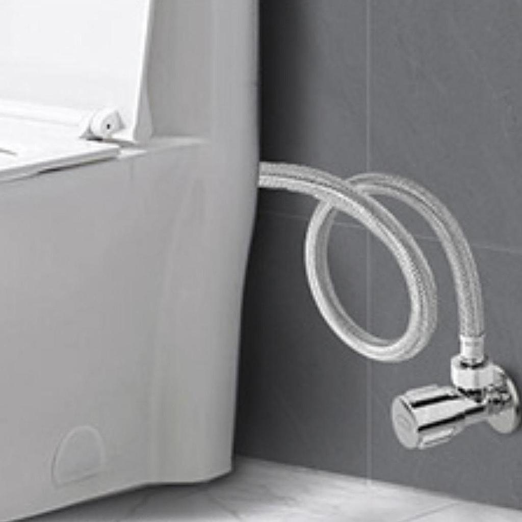 and Cold Water Faucet Inlet Hose Flexible Supply Line for Home Use 60cm