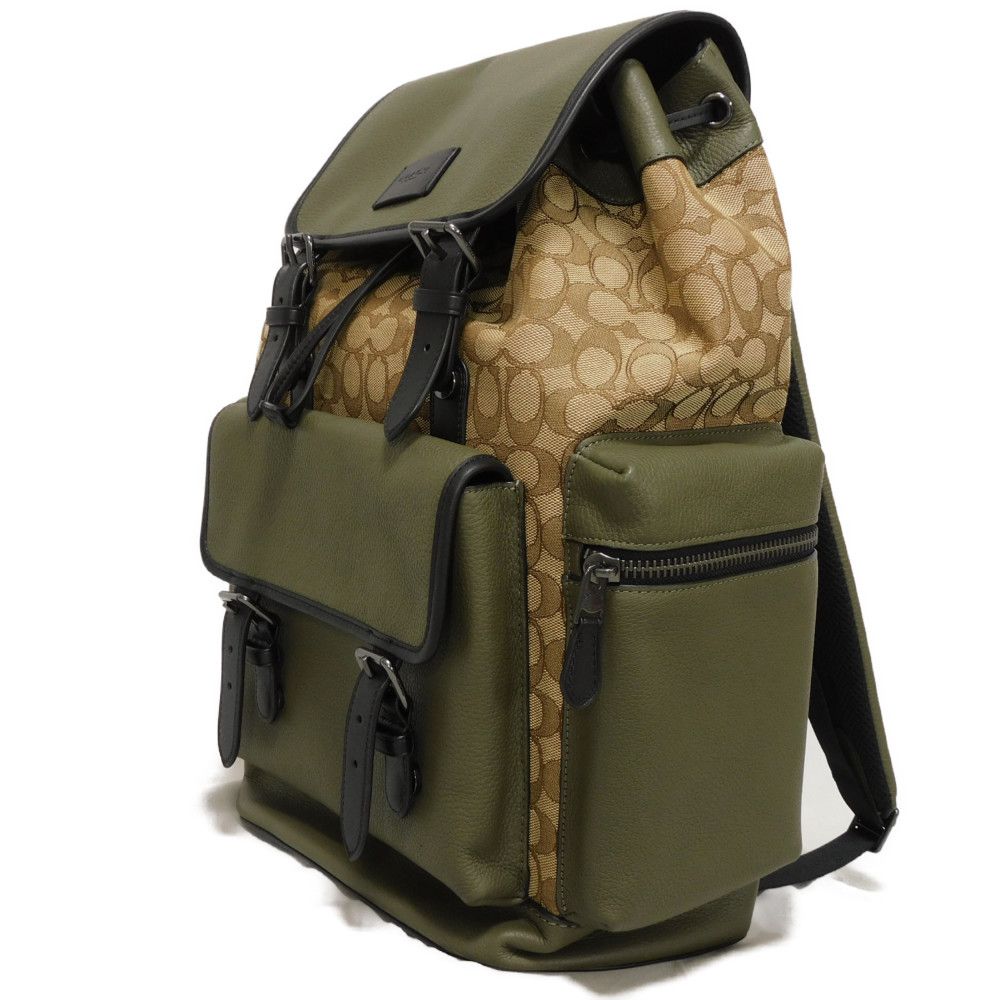 Used 9726 Sprint Daypack CD273 7927 Current Logo Beige Unused Signature Jacquard Olive Drab Men's from Japan AUTHENTIC