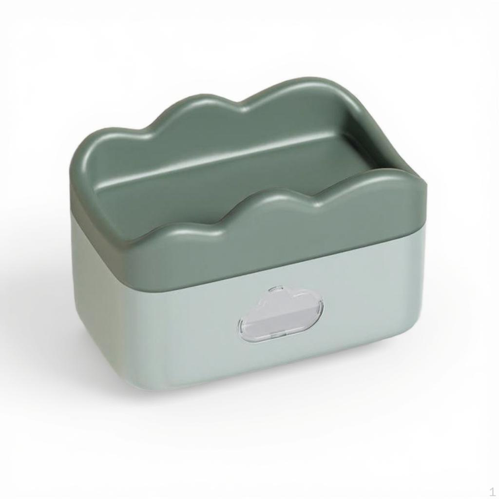 Toilet Paper Holder, WallMounted, Waterproof Tissue Box, Large Capacity, Cream Color, Modern