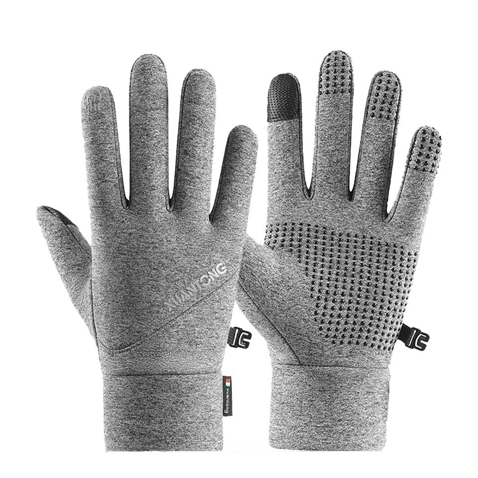 Loogdeel Outdoor Driving Motorcycle Waterproof Thermal Non-Slip Gloves Winter Touchscreen Warm Women Bicycle Gym Cycling Gloves