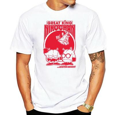 Zły Król Nikochan Arale Koszulki Unisex Czysta Bawełna Casualowe Koszulki Dr Slump Toriyama Anime Manga Lata 90. Słodka Lata 80. T-shirt Krótki Rękaw Koszulki Unisex