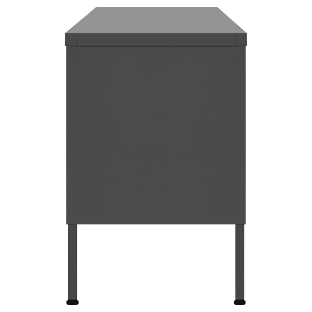 TV Cabinet Anthracite 105 x 35 x 50 cm Steel