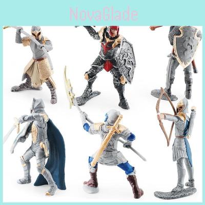 High Quality Pvc Model Of Mythical Western Knight With Weapons For Collectors And Enthusiasts