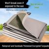 Thickened Waterproof Heat-Insulating Sunshade Canvas for Tricycles