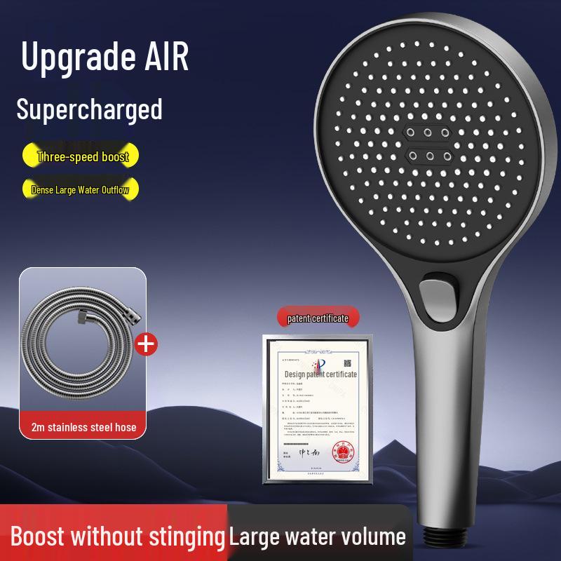 Ultra Pressurized Rain Shower Head with Built-in Water Heater for Enhanced Bathing Experience