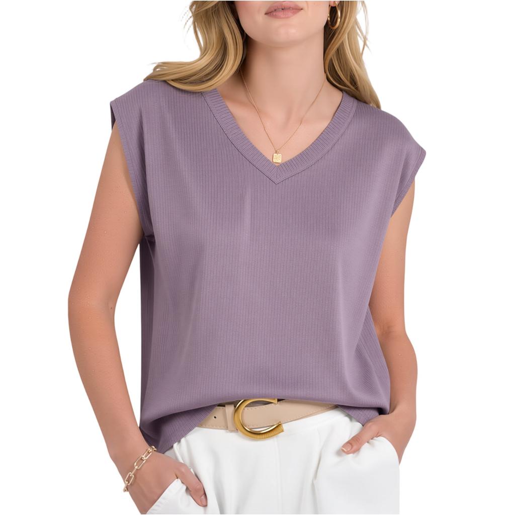 Women's Stretchy V Neck Short Sleeve Slim Fit Casual Basic Top T Shirt Soft Lightweight Fabric Comfortable Everyday Wear