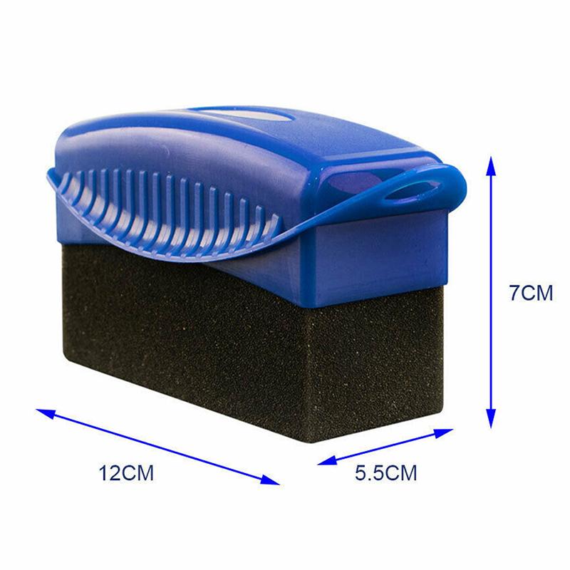 Spazzola per spugna per ceratura per lucidatura ruote per auto con coperchio ABS Lavaggio Pulizia Cuscinetti applicatori per contorno pneumatici Accessori di dettaglio