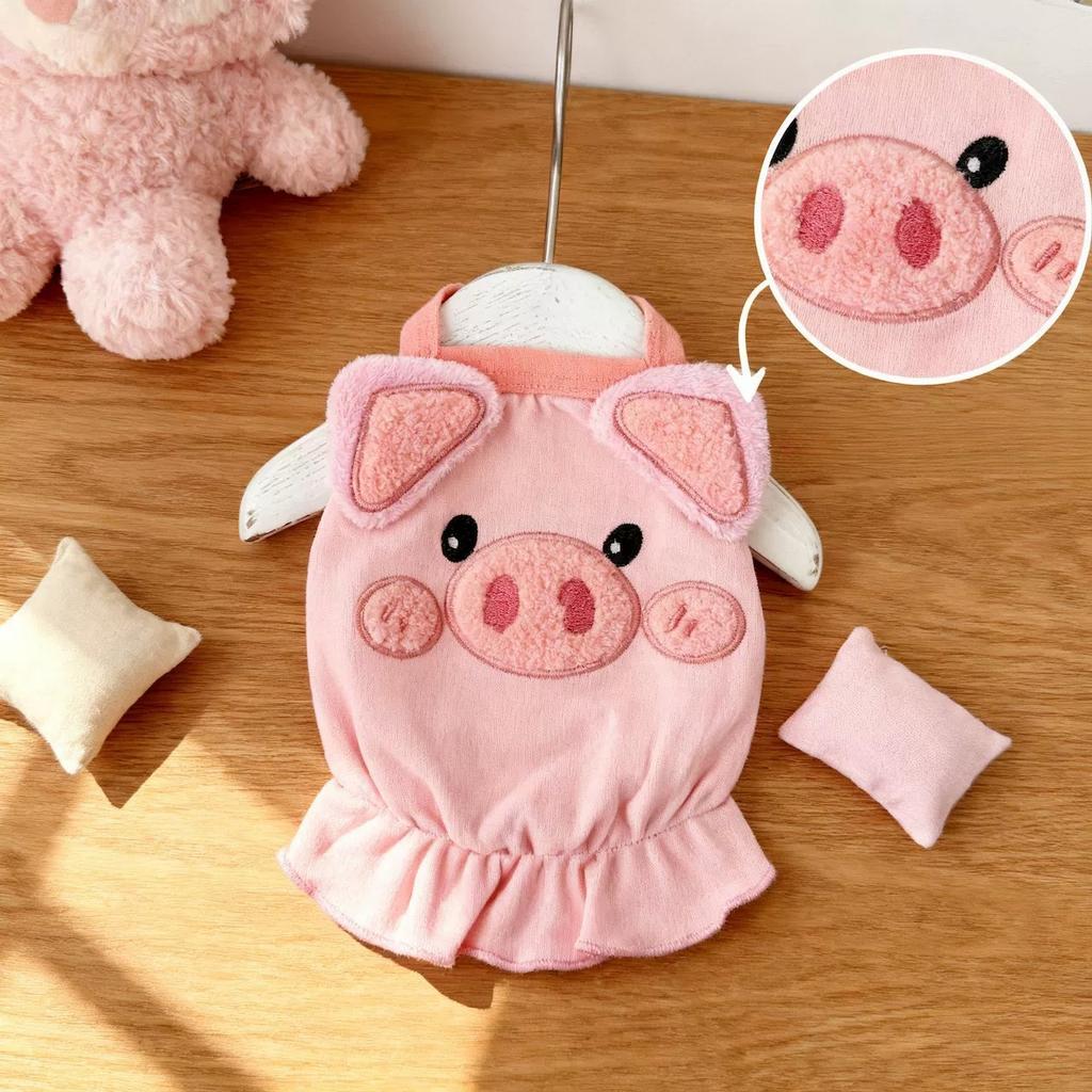Vêtements pour animaux de compagnie Automne Hiver Vente en gros Vêtements chauds épaissis Mignon Animal de dessin animé Ours en peluche Corgi Chat Vêtements