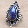 Sodalite Gemstone Handmade Silver Jewelry  "8"