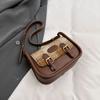 Simple casual small square bag new bag women's fashion trend shoulder bag retro personalized women's messenger bag