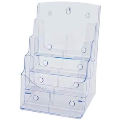 KINOKINO Katalog Standı Broşür Kutusu Dikey 4 Katlı 1 (A4 Parça)