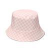 Black White And Checkerboard Checkered Fisherman Hat Casual Visor Fashion