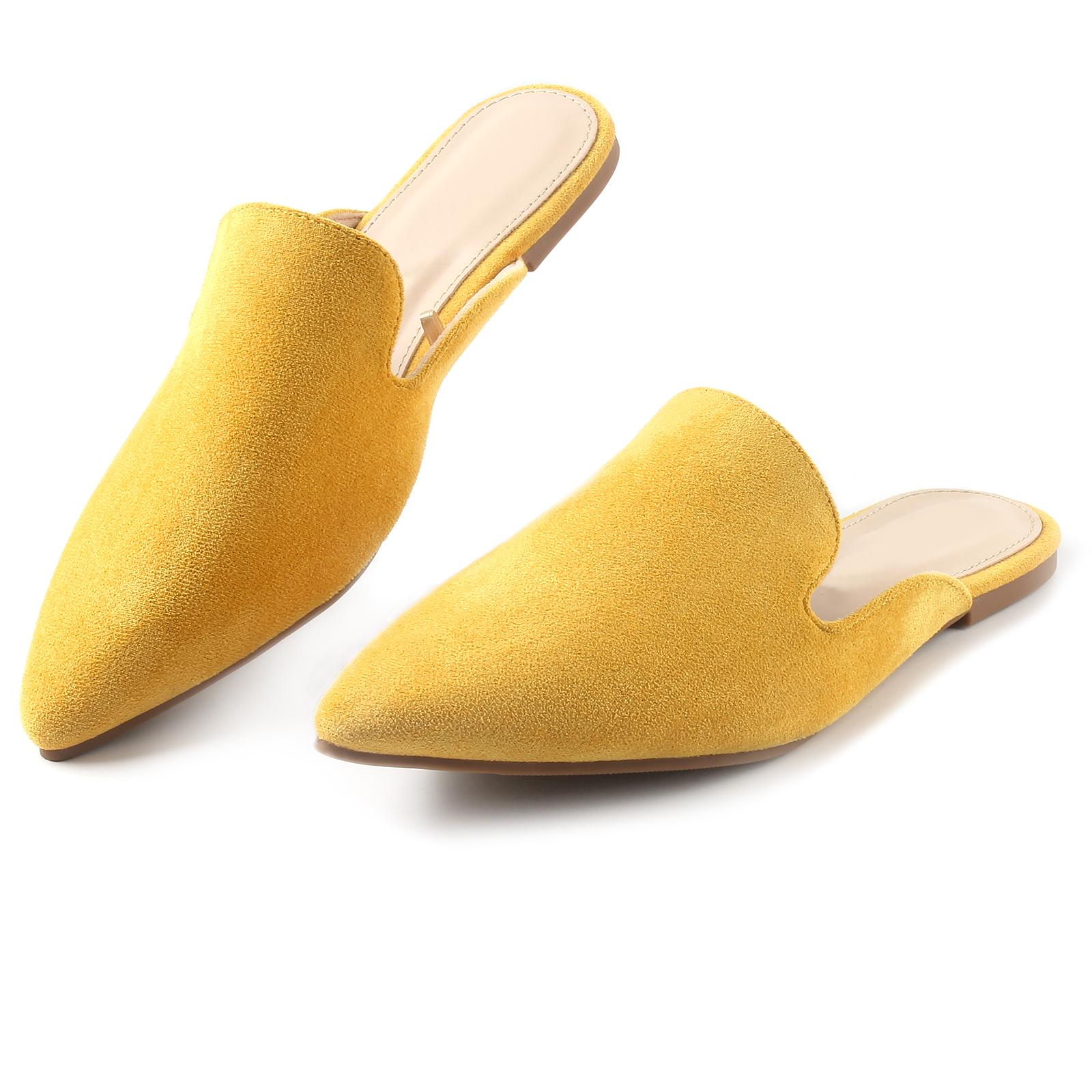 

MUSSHOE Four Seasons Mules for Women с острым носком Заменить женские мюли 9