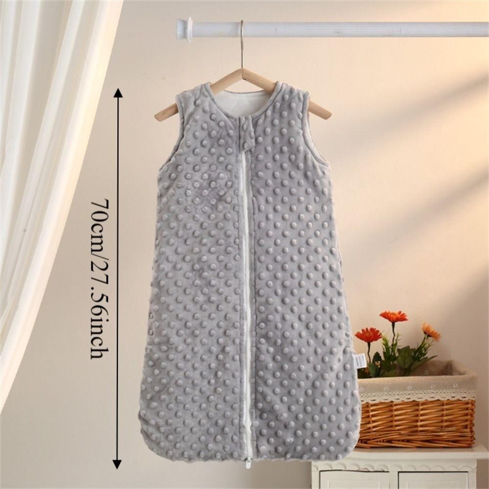 Sleeveless Baby Sleeping Bag Bean Velvet Baby Sleeping Sack Baby Sleep Blanket Unisex Baby