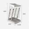 304 Steel Kitchen Knife Holder Countertop Home Use Restaurant Bar Chef Santoku Cleaver Storage Rack Knife Stand Organizer