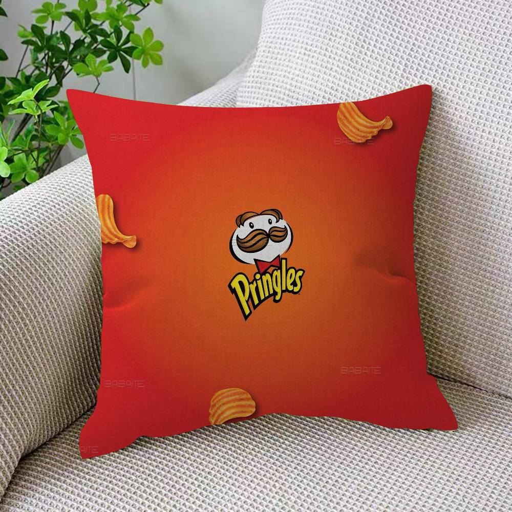 Fashion P-Pringles L-LLC Lucky Dragon Pillow Cover Sofa Cushion Cover Home Room Decoration Children Gift