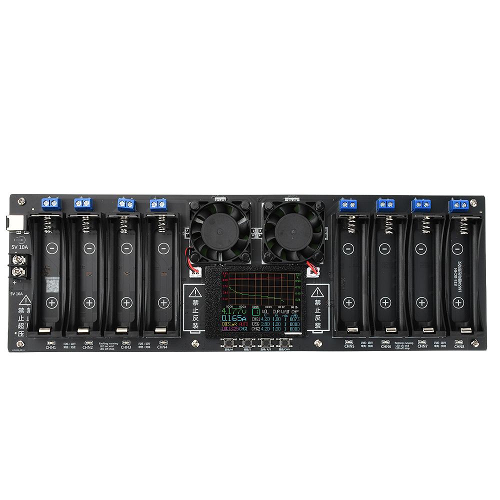 2/4/8 Channel 18650 Battery Capacity Resistance Tester Electronic Load Tester Automatic Charging and Discharging Module
