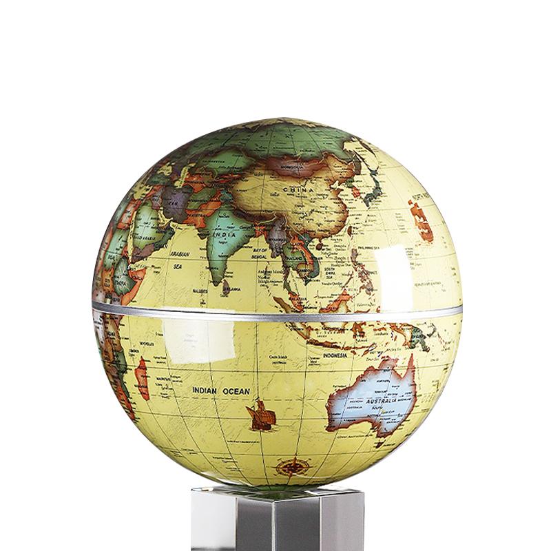Low MOQ Solar Rotating World Globe Powered by Light No Batteries or Wires Required