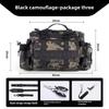 "Luya Multifunctional Waterproof Fishing Gear Waist & Messenger Bag – Large Capacity Rod & Storage Bag"