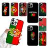 Etui na telefon z flagą Portugalii Dla iPhone 17 Air 15 16 11 12 13 14 Pro Max Pokrowiec Dla iPhone 17 Air Max Plus coque Fundas Shell