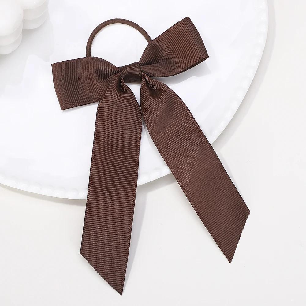 Süße Schleifen-Haarbänder Kleinkind Cheer-Schleife Haargummi Kinder Mode Einfarbig für Mädchen Kinder Party Kopfbedeckung Haaraccessoires