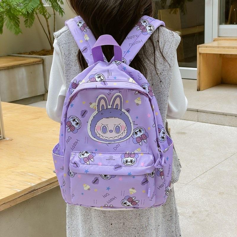 Labubu School Bag New Large-capacity Casual Versatile Primary School Students Lightweight Children's Backpack CLE
