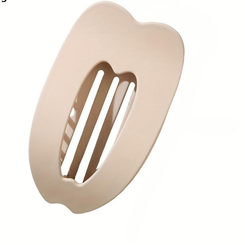 4Pcs Women's Flat Hairpin, Frosted Flat Claw Clip Sturdy Grip No Slip Grasp Hair Claw Clip Hair Accessories