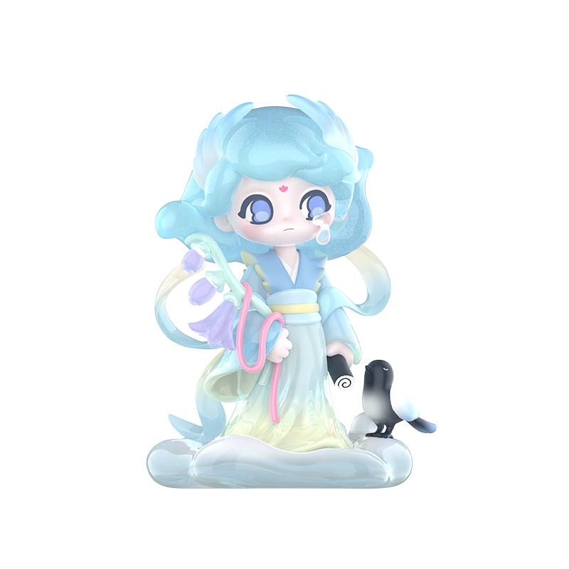 

New POP MART AZURA Chibi Figure Blister Packs 8.6cm PPMT-2407-0101 Spirit Magpie Handicraft