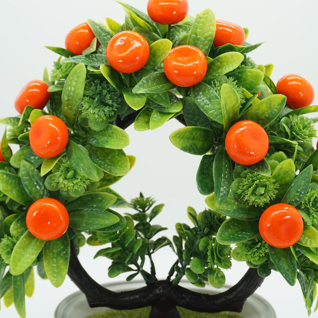 Simulation Fruit Fake Flowers Bonsai Artificial Fruit Decorative Potted Plants Home Indoor Desktop Ornaments
