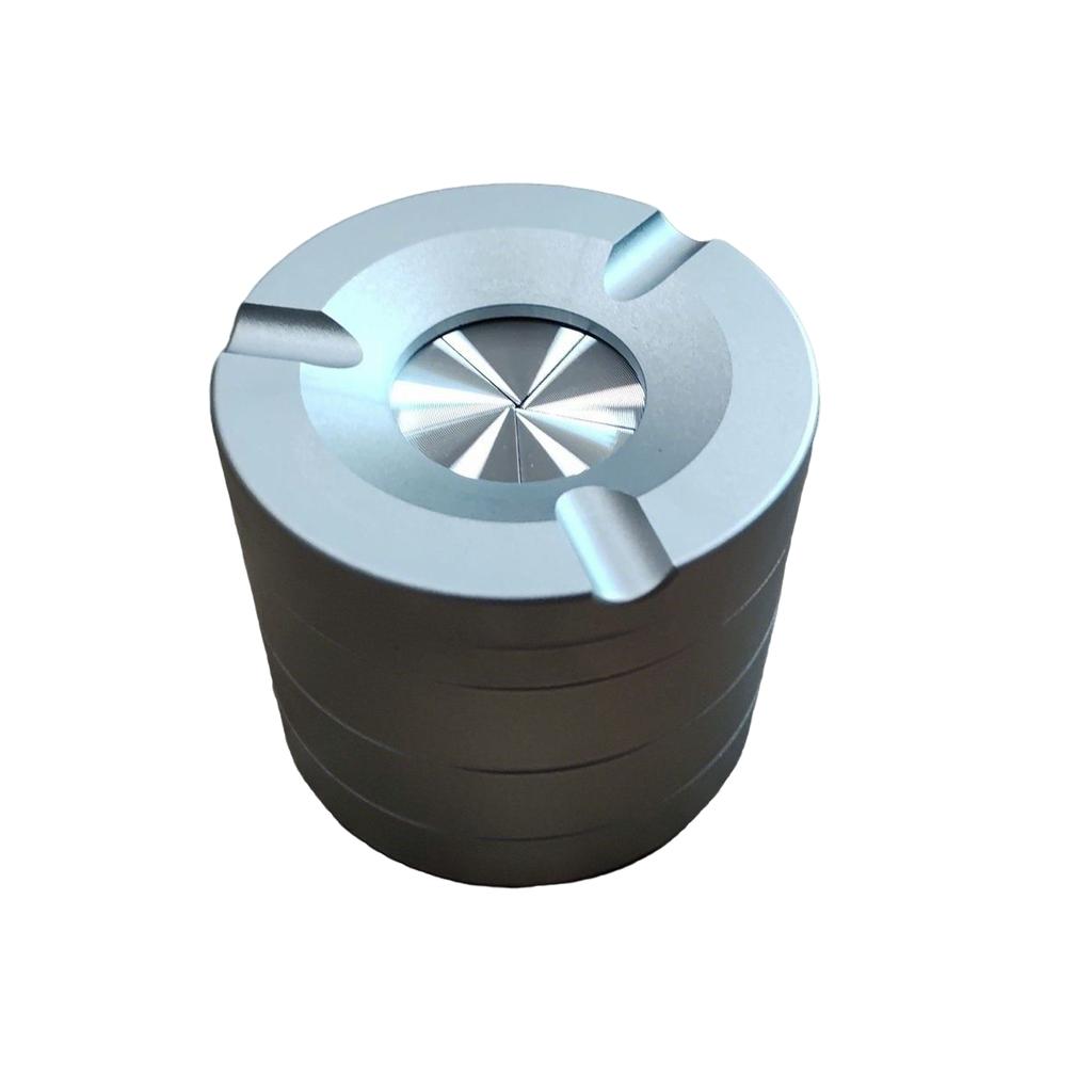 Cool Premium Feel Mechanical Rotating Ashtray with Lid Ash Tray Desktop Ornaments Office Car Ash Tray Smoking Accessories Gifts