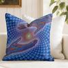 AAlex GGrey Trippy Psychedelic Cushion Cover Natural Linen Double Sided Print  Throw Pillow Case for Sofa Couch Home Decor