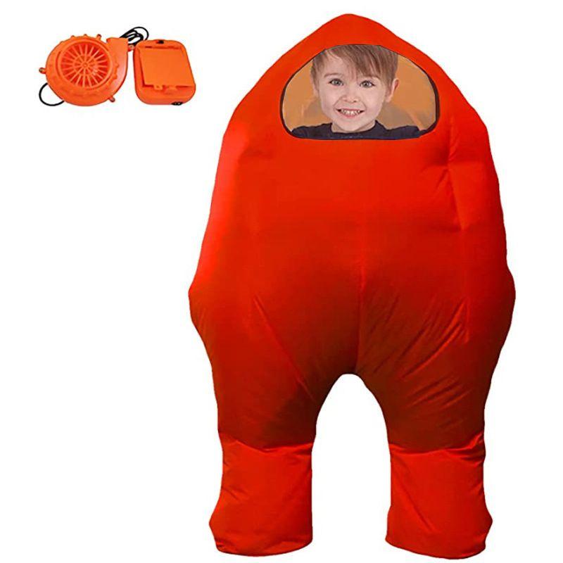 Kostium dmuchany skafander kosmiczny Among Us na cosplay i imprezy Halloween