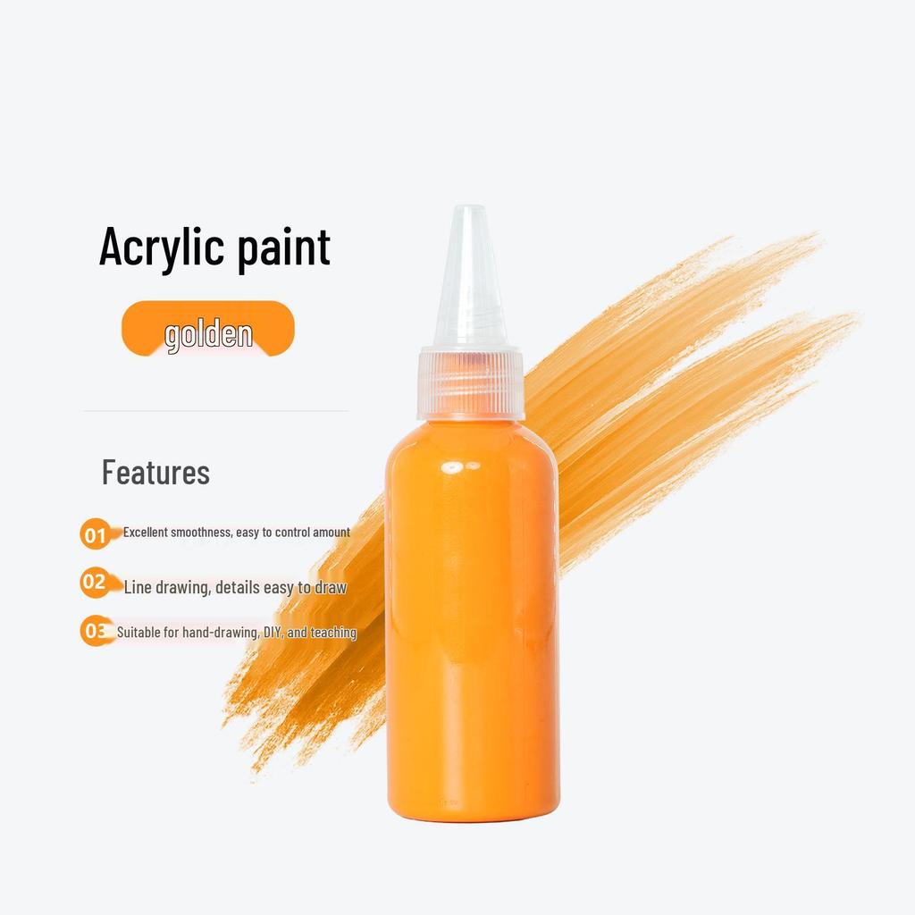 100ml Waterproof Acrylic Paint Set for Children's DIY Projects & Plaster Dolls.