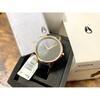 Used [New] NIXON Kensington Black x Pink Gold Watch