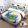 Lucky Clover Art Decoration Set Soft Comfortable Duvet Cover Bedding Set Included 1*Duvet Cover & 2*Pillowcases, Gift