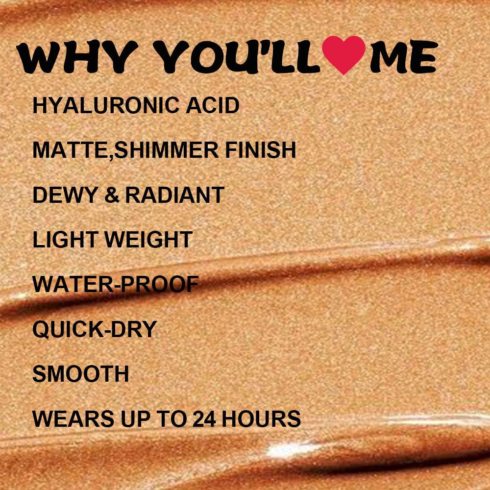 Shimmery Waterproof Pearlescent Eyeshadow Cream – Long-lasting, No-smudge, Vibrant Pigment