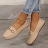 Comfortable Casual Versatile Women'S Flat Round-Toe Small Single Shoes Casual Loafers, Women Shoes