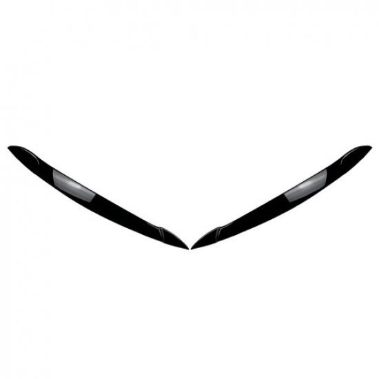 Headlight Lamp Eyelid Eyebrows Lid Cover Trim For BMW X5 E70 2008-2013