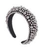 Imitation Pearl Hair Hoop Wide Heightened Headband Flexible Comfortable Fit Hair Hoop Hair Accessory