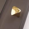 2 Sets Cabinet Knob Modern  Gold Zinc Alloy Wardrobe Drawer Kitchen Cupboard Door Pull Handle
