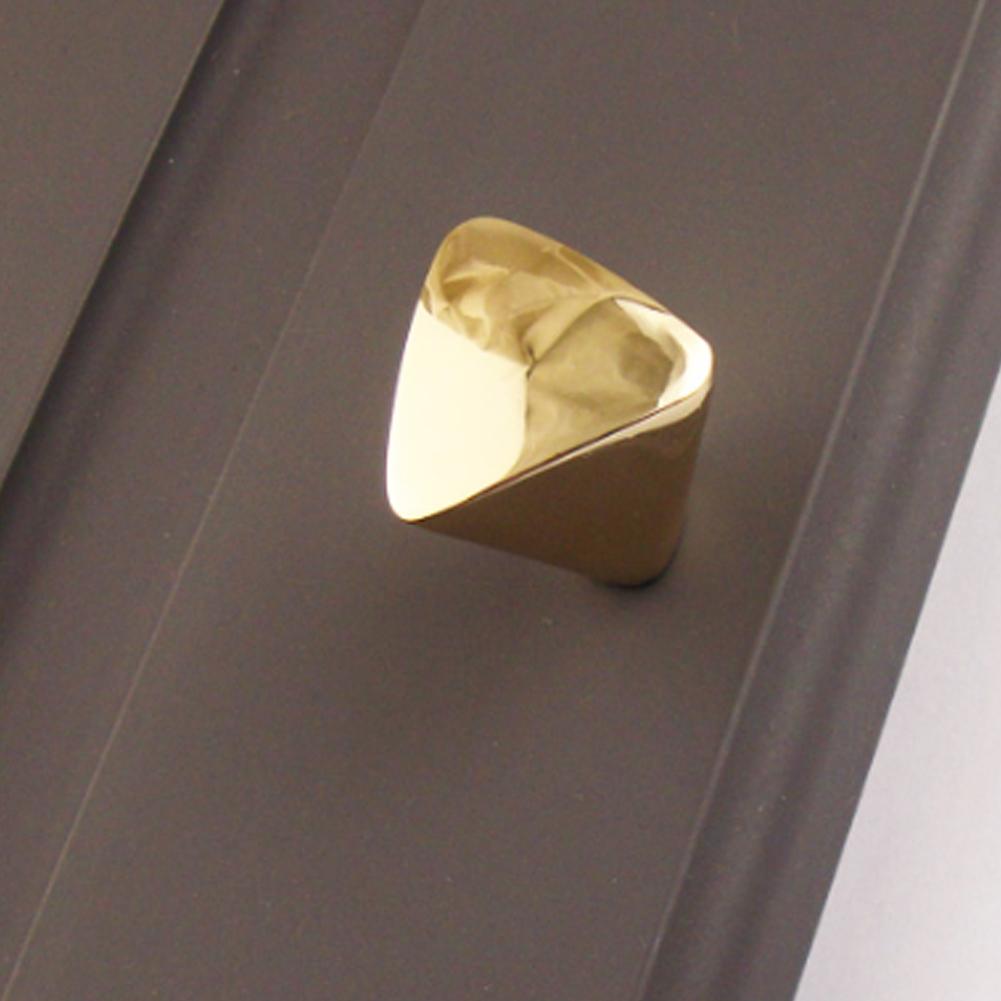 2 Sets Cabinet Knob Modern  Gold Zinc Alloy Wardrobe Drawer Kitchen Cupboard Door Pull Handle