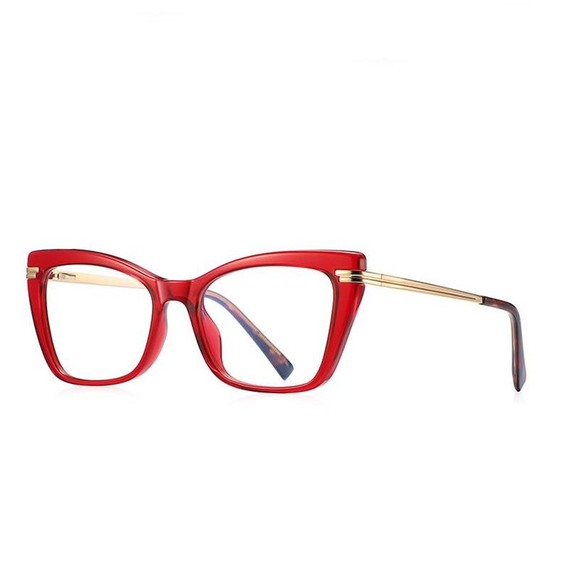 Blue Light Blocking Women Cat Eye Prescription Glasses For The Nearsighted  Student Myopes Lunettes 0 -0.5 -0.75 To -6.0