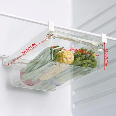 Küche Kühlschrank Organizer Transparent Obst Ei Lebensmittel Lagerung Rack Unter-regal Kühlschrank Lagerung Box Küche Organizer