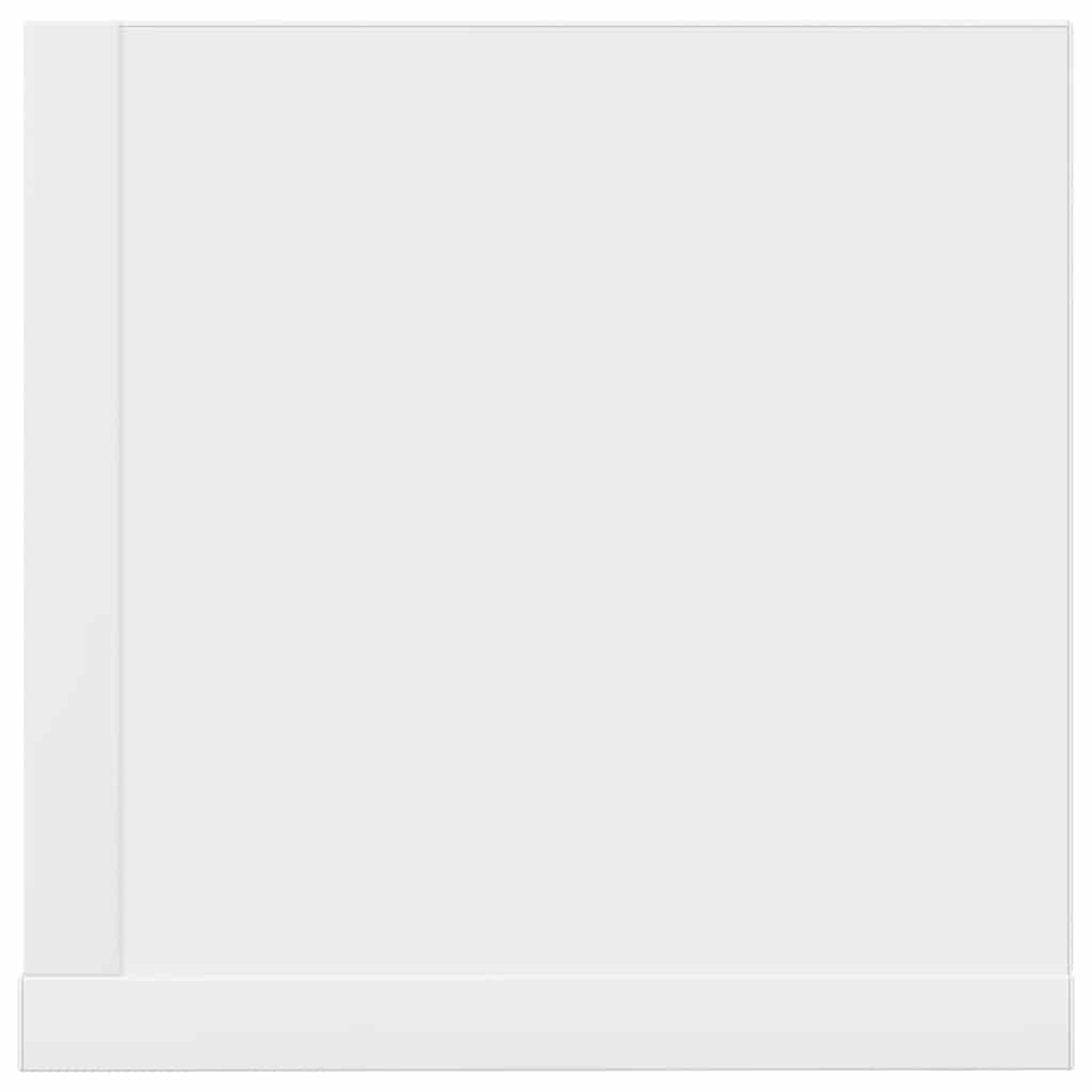 Wall Shelves 2 pcs. White 75 x 16.5 x 16.5 cm Particleboard
