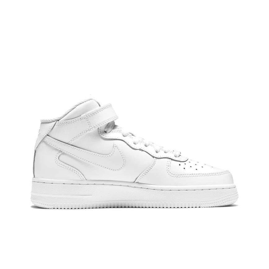 Nuevo Nike Air Force 1 Mid LE Triple Blanco GS DH2933-111