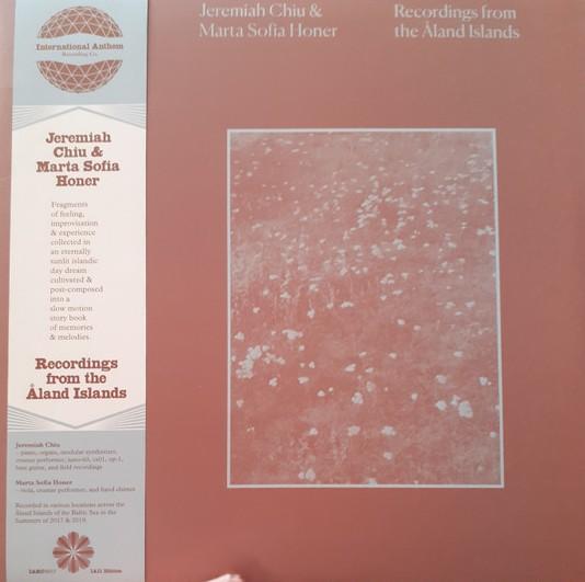 

LP Record JEREMIAH CHIU MARTA SOFIA HONER Recordings From The Aland Islands IARC0053 INTERNATIONAL 2025 US Jazz